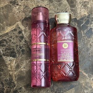 NEW 🆕 Bath & Body Works Covered in Roses 2-piece set / Mist & Body Wash